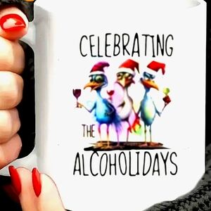 NEW Handmade Funny Holiday Mugs Several designs.  Crazy Frog